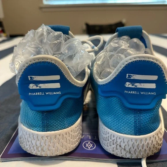 Adidas X Pharrell Williams Hu 9.5 mens blue - Picture 4 of 6